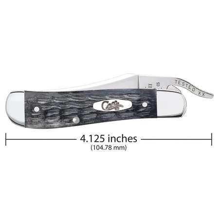 Case Cutlery Knife, Case Pocket Worn Gray Bone CS RussLock 58420
